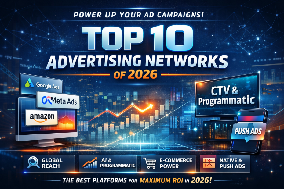 top 10 advertising networks of 2026, highlighting their strengths, ad formats, and the latest trends shaping the industry.